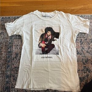 David Lerner White Short Sleeve Tee